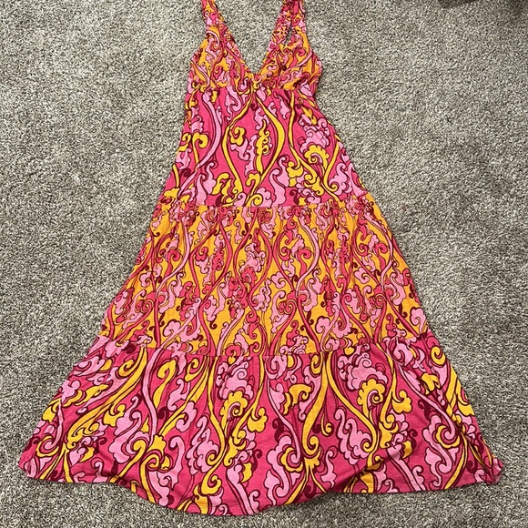 Anthropologie Maeve Eviana Shirred Maxi Dress - Picture 4 of 6